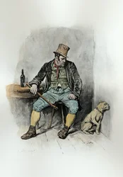 Bill Sykes et son chien, de 