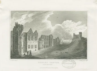 Château de Dudley - Le Donjon : gravure sur acier, nd [19e siècle]