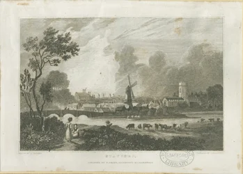 Stafford - Vue sud-ouest : gravure, nd [c. 1830]