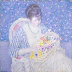 Le panier de fleurs