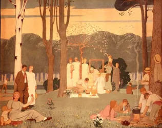 Scène de pique-nique