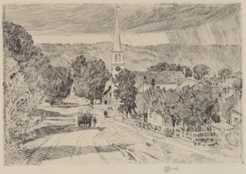 Un village du Vermont, 1923