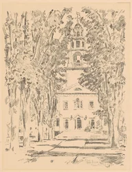 Église coloniale, Gloucester, 1918