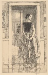 Fille en Robe Moderne, 1922