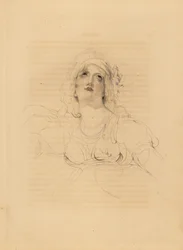 Portrait de Lady Emma Hamilton, maîtresse de Horatio Nelson
