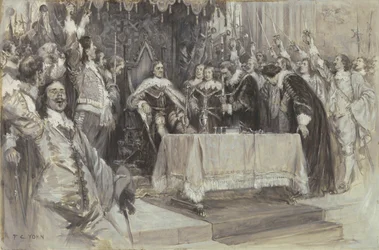 La Deuxième Installation de Cromwell comme Protecteur, dans Westminster Hall, 26 juin 1657