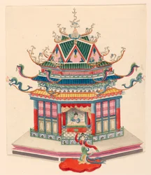 Conception pour un pavillon chinois