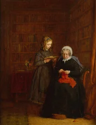 Portrait de Mme Hearne et de sa petite-nièce Fanny Sowman