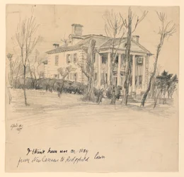 Maison du gouverneur Lounsbury, rue principale, Ridgefield, Conn.