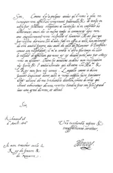 Lettre de Henry Frederick, prince de Galles, au roi Henri IV de France, 1606