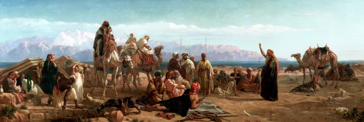 Tôt le matin dans le désert de Shur, 1860