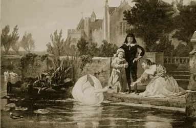 Les enfants de Charles Ier, illustration tirée de «L