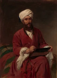 William Edward Dighton en tenue orientale