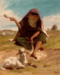 La fileuse, 1878