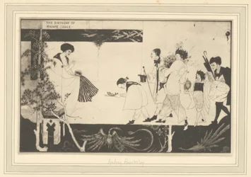 [Aubrey Beardsley : Anniversaire de Madame Sagalle]