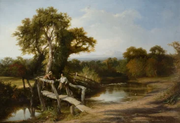 Paysage du Worcestershire en automne