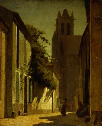 Scène de rue, Moret