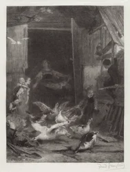 Sans titre (Scène de ferme)