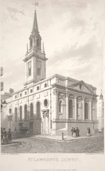 St. Lawrence Jewry, gravé par T. Turnbull