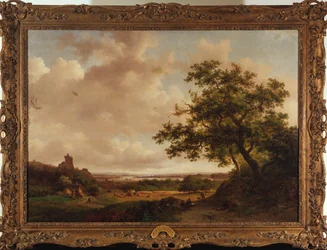 Vue sur la Meuse, Hollande, 1859