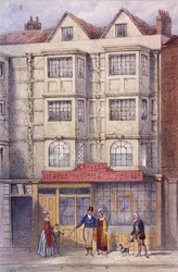 Aldersgate Street, Londres, vers 1850