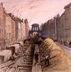 Fleet Street, Londres, 1845