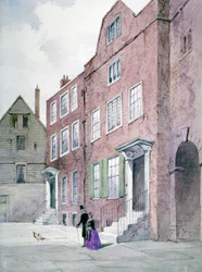 Vue du bureau du vicaire général, Bell Yard, Knightrider Street, Londres