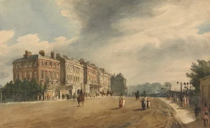 Apsley House et Piccadilly ... depuis Hyde Park Corner