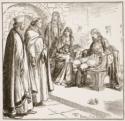 Dunstan, Edwy et Elgiva, illustration de 