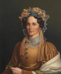 Dame en marron, c. 1855