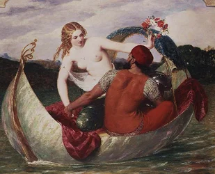 Le bateau de perles, vers 1845