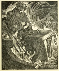 Mort du roi Warwulf, pub. 1915