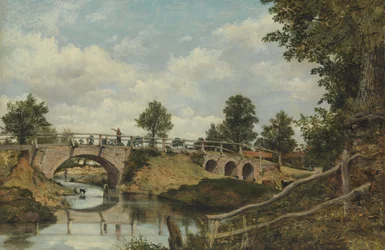 Un Vieux Pont à Hendon, Middlesex