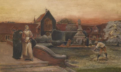 Étude pour "Le port de refuge