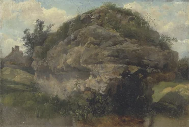 Colline rocheuse, vers 1830