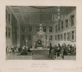 Somerset House, réunion de la Royal Society