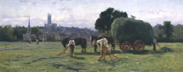 Râtelage du foin