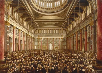 Intérieur de la Bourse de Manchester