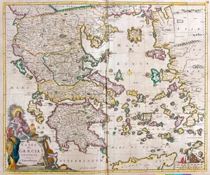 Carte de la Grèce