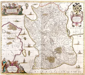Carte de Scanie, Suède