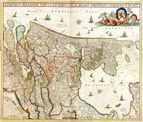 Carte du Comté de Hollande