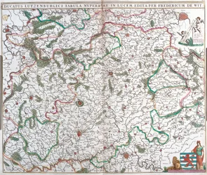 Carte du Duché de Luxembourg