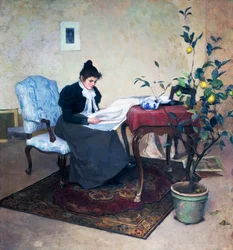 Ma femme (huile sur toile)