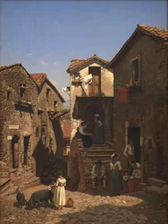 Une rue à Gerano
