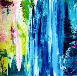 Abstrait fluide et éclatant