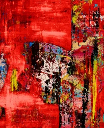 Abstrait rouge vif