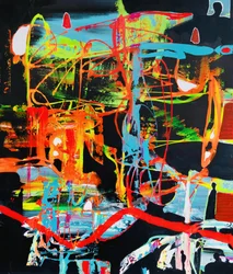 Abstrait urbain dynamique