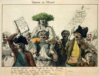 Le triomphe de Marat, 1793