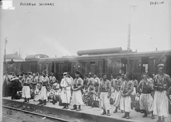 Soldats algériens, 1914-15
