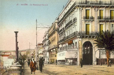 Alger, Algérie, Le Boulevard Carnot